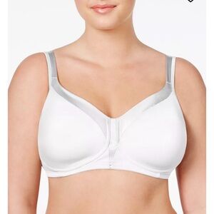 Playtex 18 Hr White Wireless Silky Soft Smoothing Breathable Comfort Bra 44D NWT